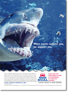 HUAL Shark ad