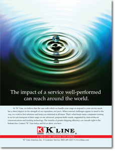 "K" Line Impact ad
