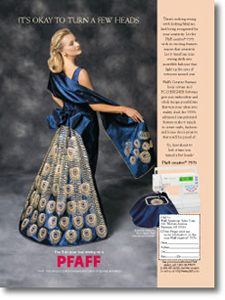 Pfaff Peacock Ad